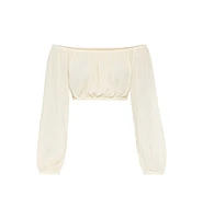 Lscn by Lascana Women's Cropped Off The Shoulder Top