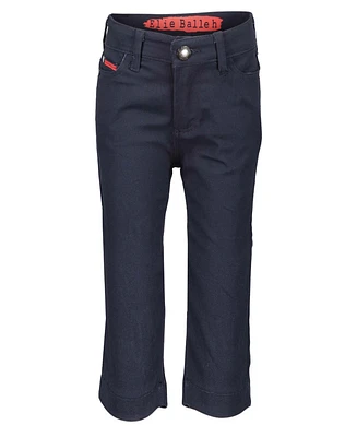 Elie Balleh Big Boys Navy Slim Fit 5 Pocket Twill Pants