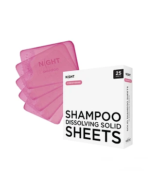 Mess Free Shampoo Sheets, Instantly Dissolves, 25 Washes