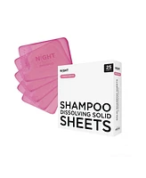 Mess Free Shampoo Sheets, Instantly Dissolves, 25 Washes
