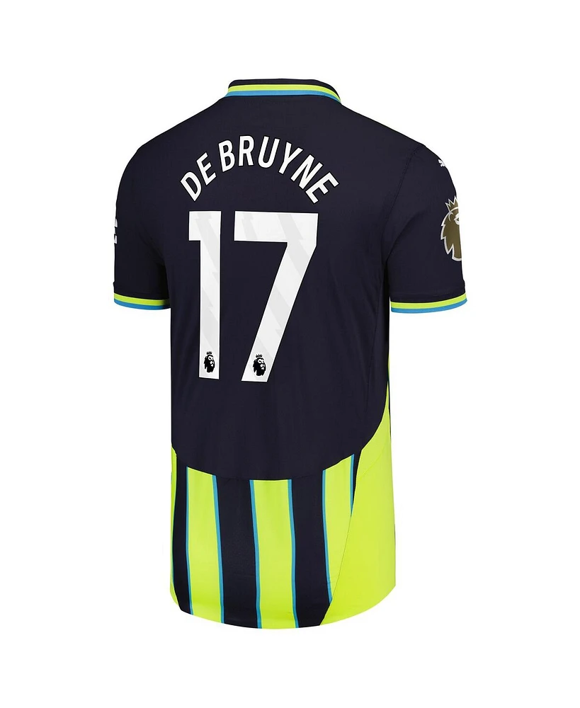 Puma Men's Kevin De Bruyne Navy Manchester City 2024/25 Away Authentic Player Jersey