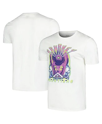 American Classics Men's and Women's White Journey Frontiers Neon Graphic T-Shirt