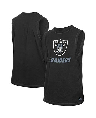 New Era Men's Black Las Vegas Raiders Leisure Collection Tank Top