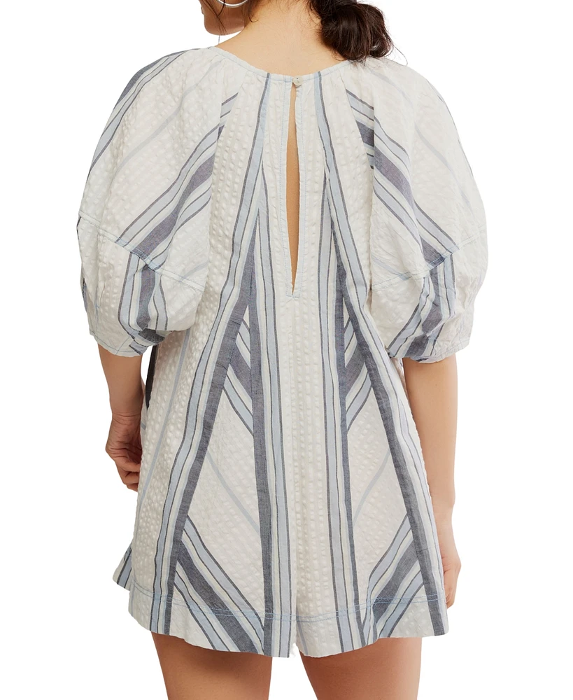 Free People Women's Bop Around Scoop-Neck Romper