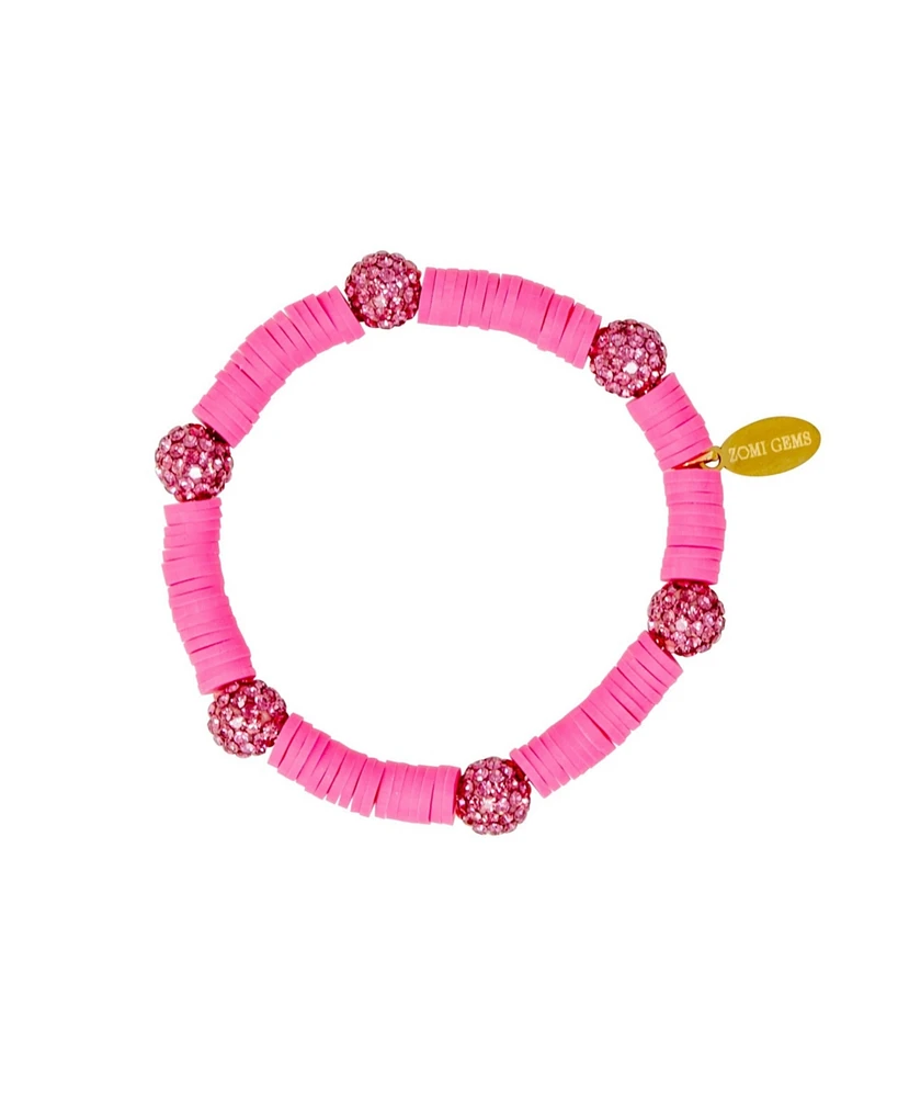 Zomi Gems Girls Dazzle Disk Bracelet Set