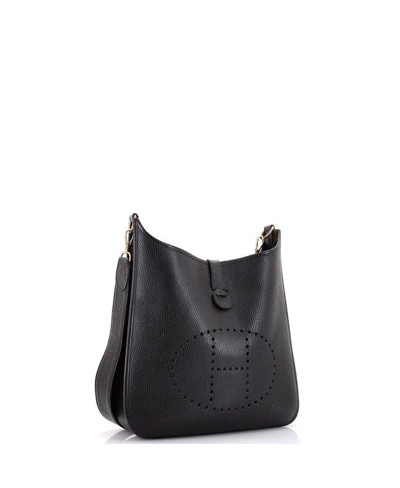 Pre-Owned Hermes Gm Evelyne Bag Gen I Ardennes