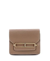 Pre-Owned Hermes Roulis Slim Wallet Chevre Mysore