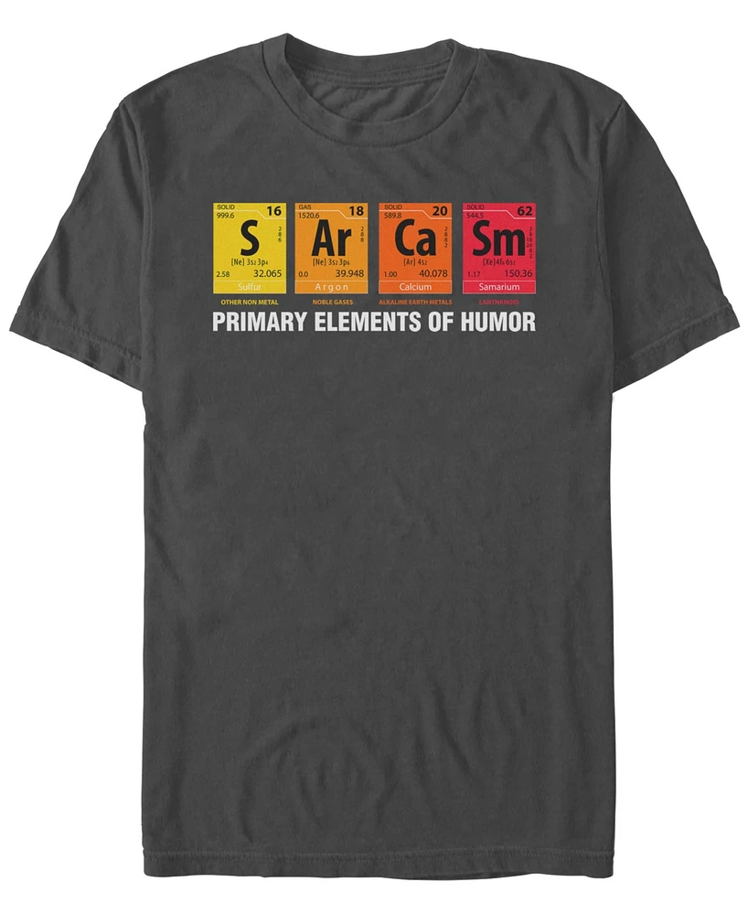 Fifth Sun Men's Elements of Humor Short Sleeve T-Shirt