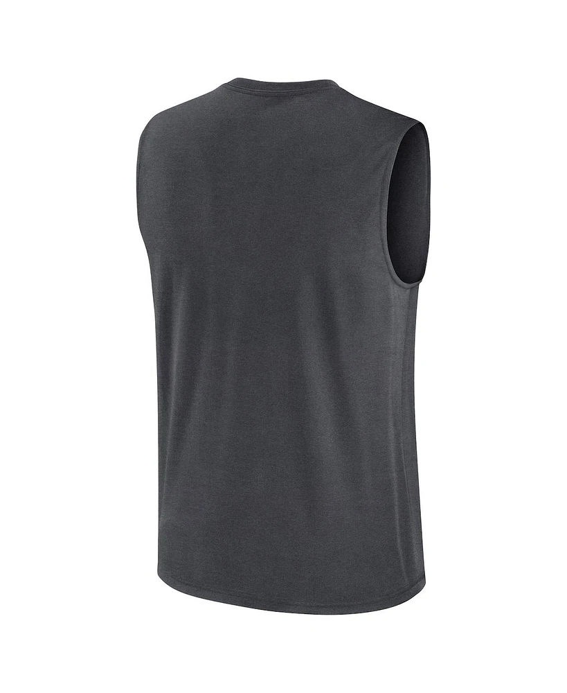 Nike Men's Charcoal Tennessee Titans Primetime Legend Performance Muscle Tank Top