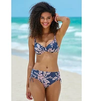 Lascana Women's Mix Print Underwire Bikini Swimsuit Top Bra Sizing