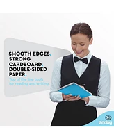 Enday Steno Pads Spiral 6 x 9 inches, Gregg Rule White Paper, 80 Sheets Steno Notebook for writing in Pink, Purple, Green, Blue, Red, Grey