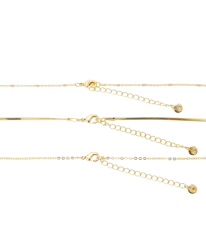 Unwritten Seashell Pendant Layered Necklace Set