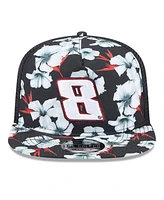 New Era Men's Black Kyle Busch Adventure Pattern Golfer Adjustable Hat