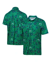 Reyn Spooner Men's Green Notre Dame Fighting Irish Performance Polo Shirt