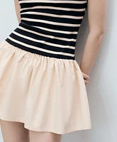 Mango Women's Combined Design Short Dress