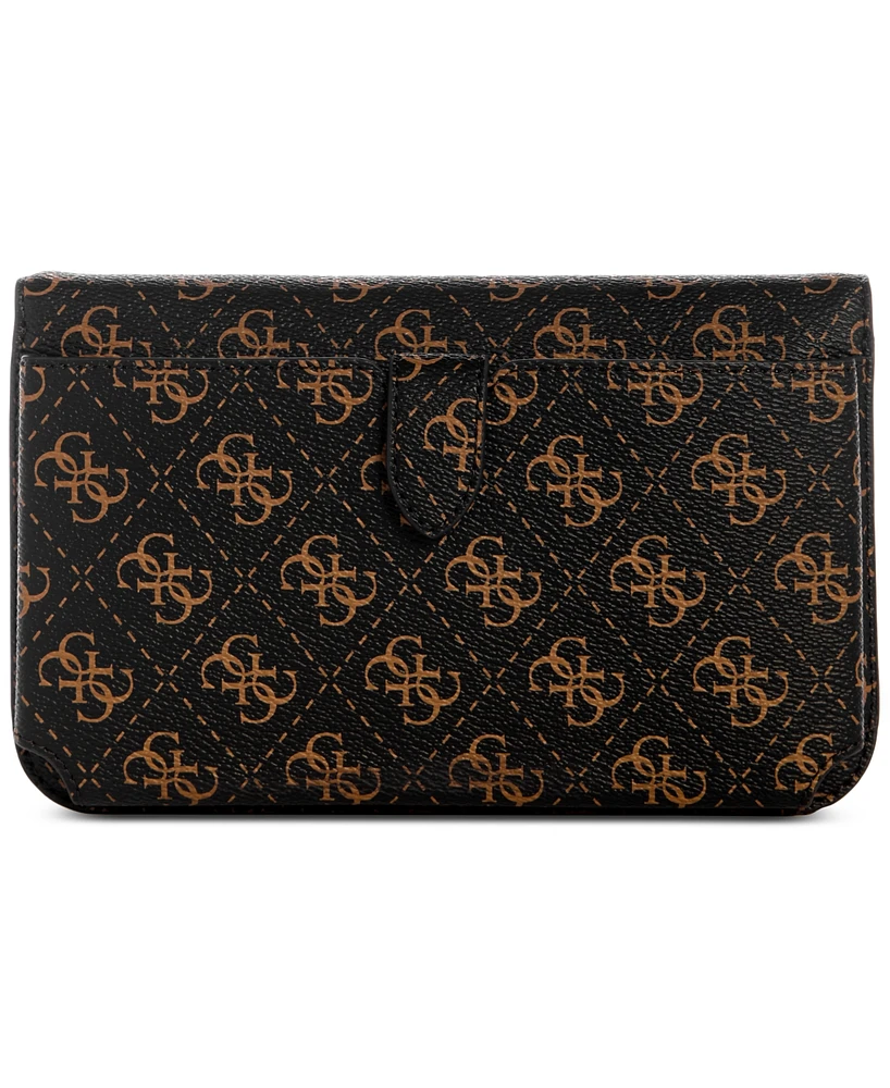 Guess Noelle Ii Logo Crossbody Flap Bag