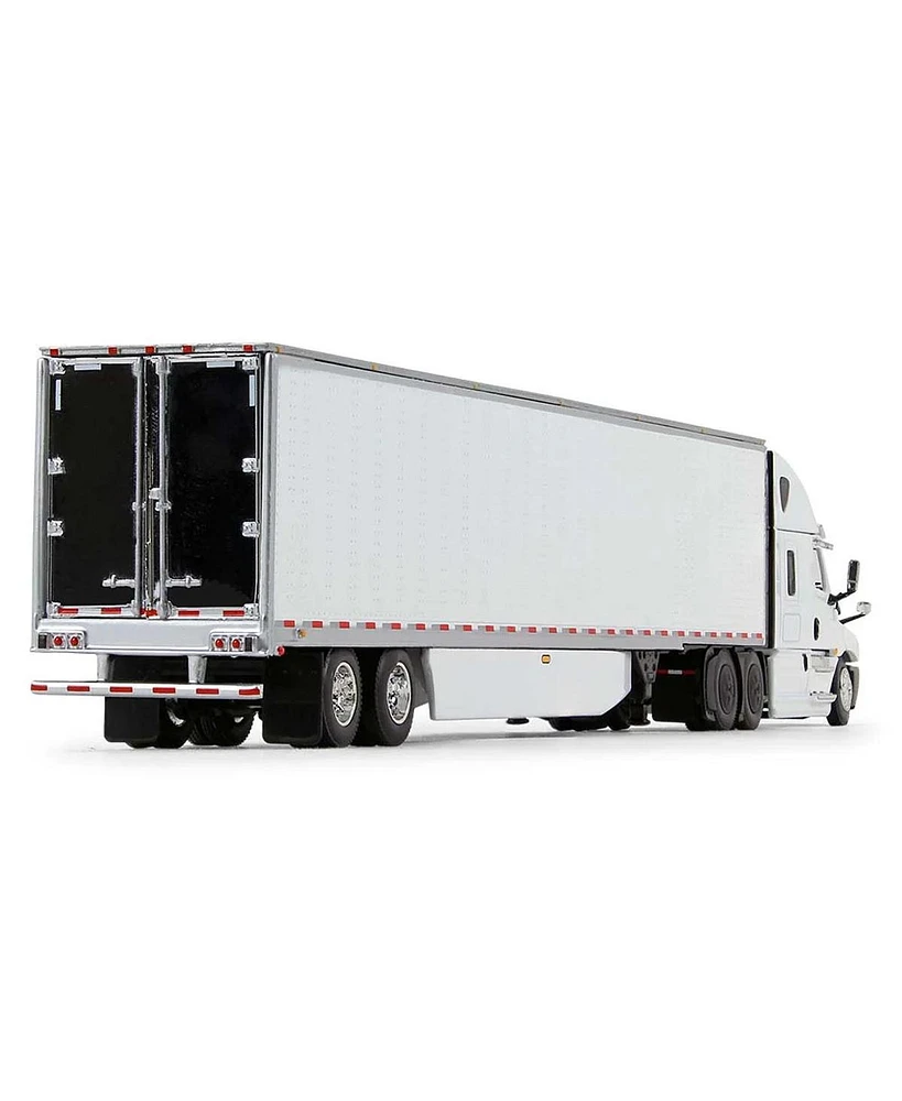 First Gear Dcp 1/64 Freightliner 2018 Cascadia Sleeper w/ 53' Utility Trailer & Thermo King Reefer