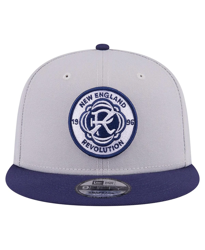New Era Men's Gray New England Revolution Color Pack Two-Tone 9FIFTY Snapback Hat