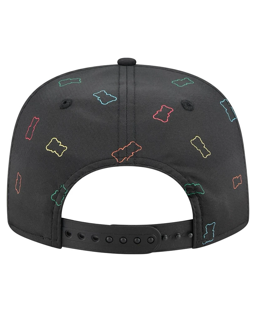 New Era Men's Black Houston Texans Gummy Golfer Snapback Hat