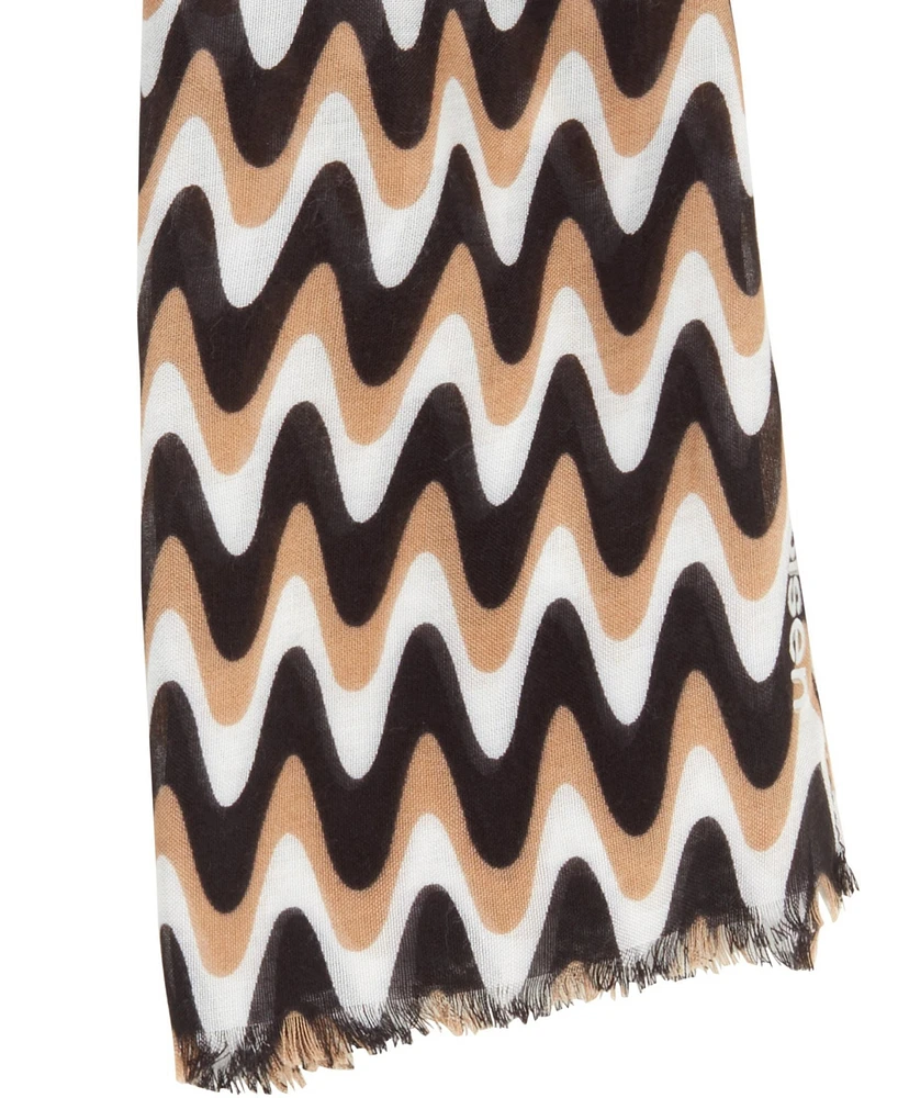 Olsen Waved Striped Scarf