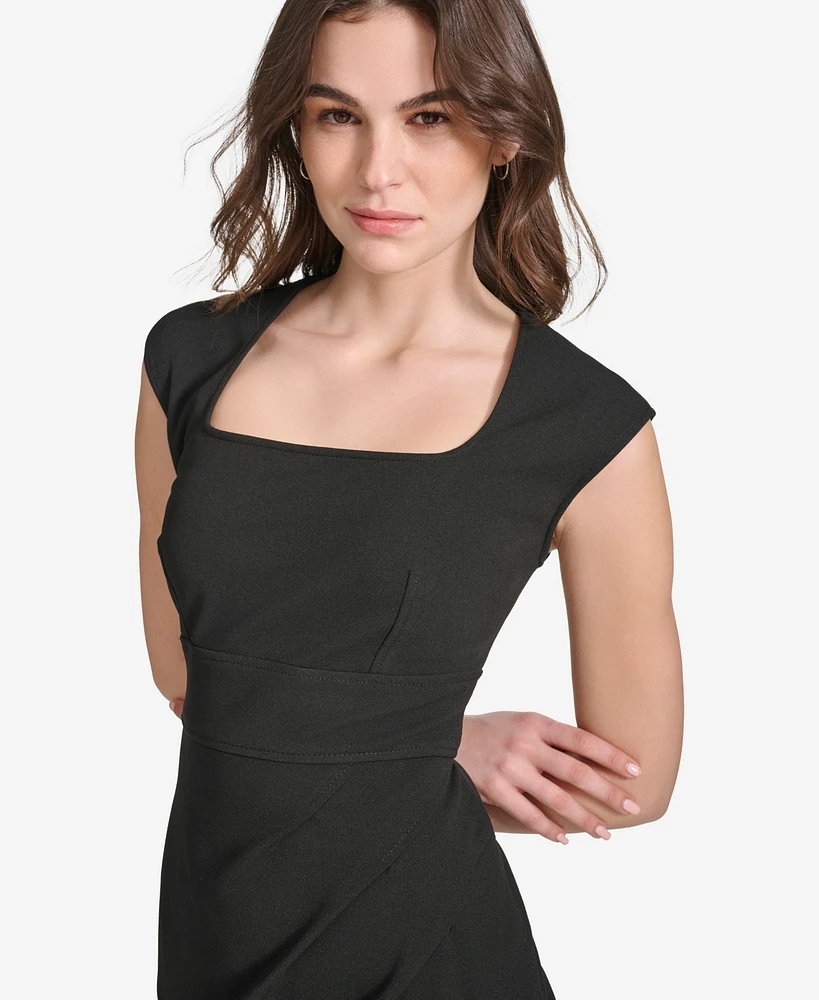 Calvin Klein Women's Square-Neck Sheath Dress