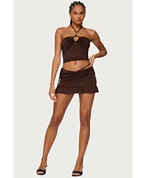 Edikted Women's Koda Bead Halter Top