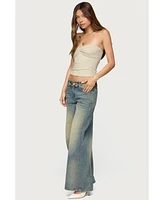 Edikted Women's Lian Twist Front Tube Top