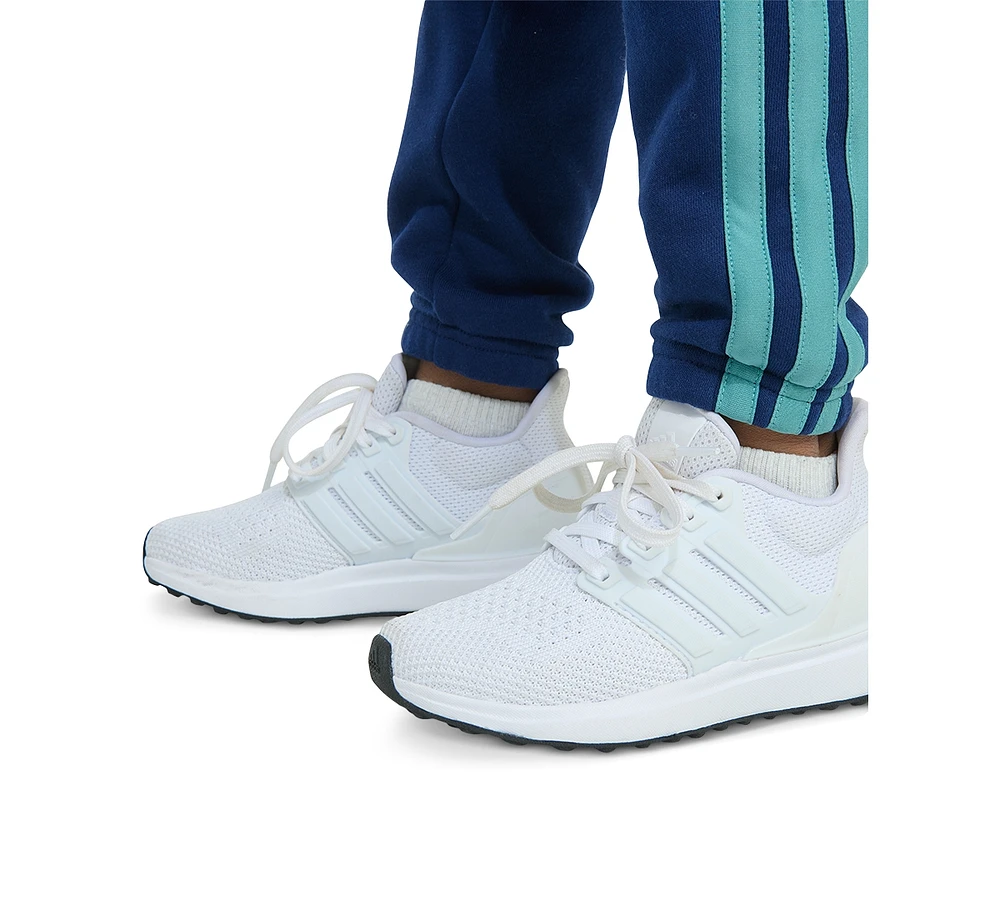 adidas Toddler & Little Boys Long-Sleeve Graphic Fleece Pullover Hoodie Jogger Pants, 2 Piece Set