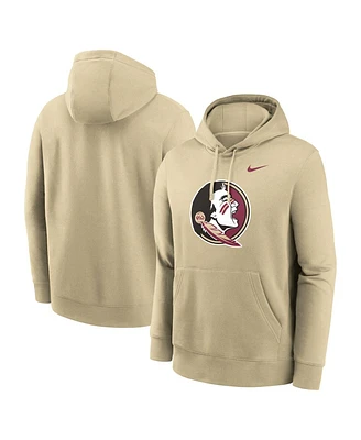 Nike Men's Gold Florida State Seminoles Primetime Club Fleece Pullover Hoodie