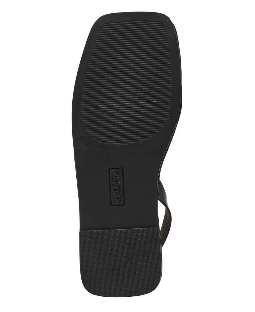 Wild Pair Women's Genessis Buckle Flat Sandals, Exclusively at Macy's
