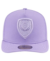 New Era Men's Purple Orlando City Sc Color Pack A-Frame 59FIFTY Fitted Hat
