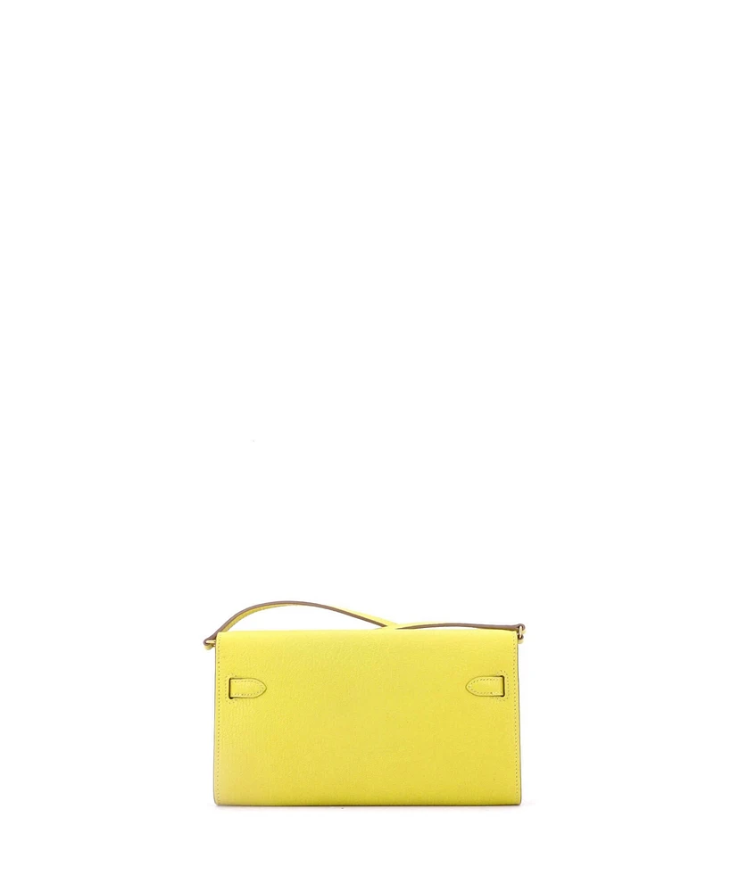 Pre-Owned Hermes Kelly To Go Wallet Chevre Mysore