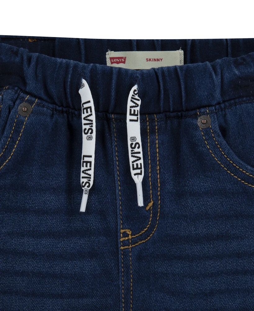 Levi's Little Boys Pull-On Skinny Fit Dobby Shorts