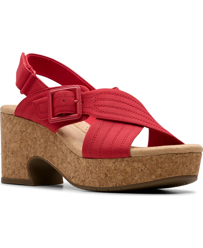 Clarks Collection Women's Nerisa West Wedge Sandals