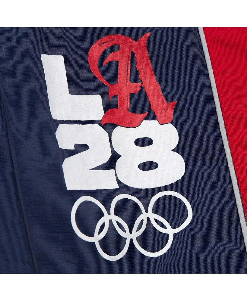 Mitchell & Ness Men's Navy LA28 Windbreaker Pants