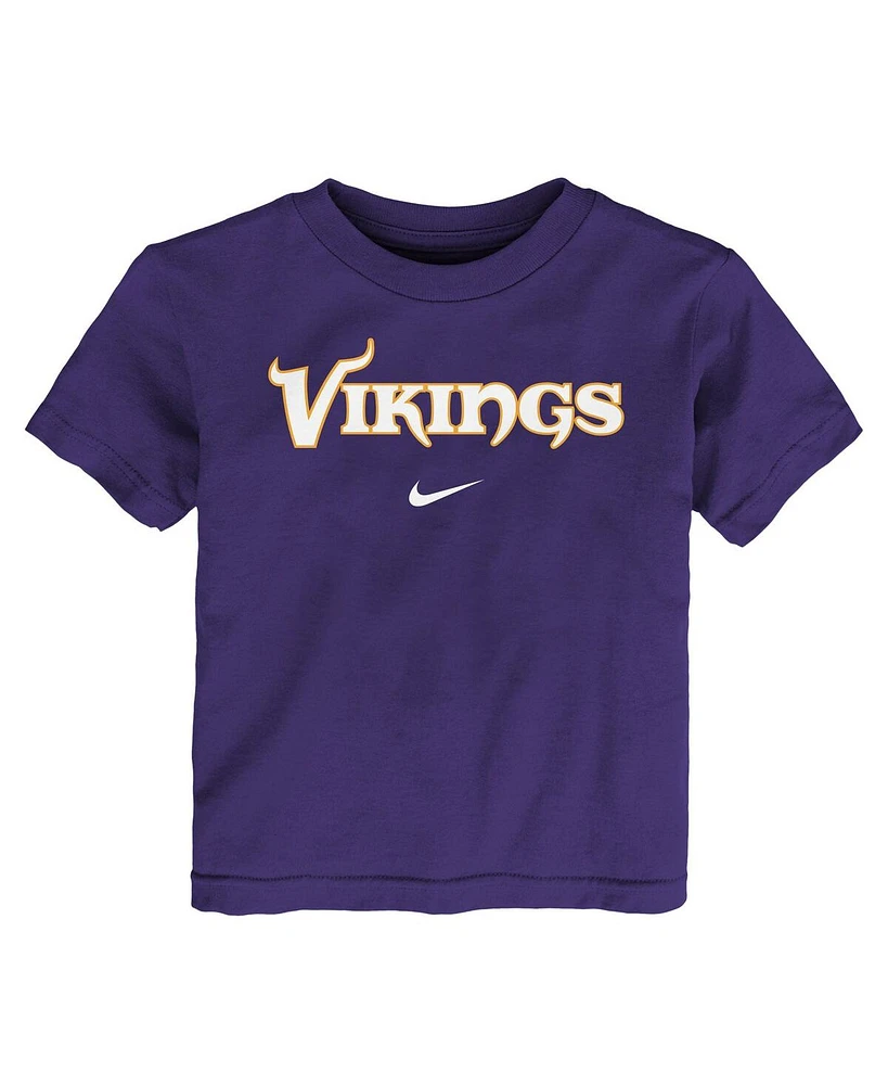 Nike Toddler Purple Minnesota Vikings Wordmark T-Shirt