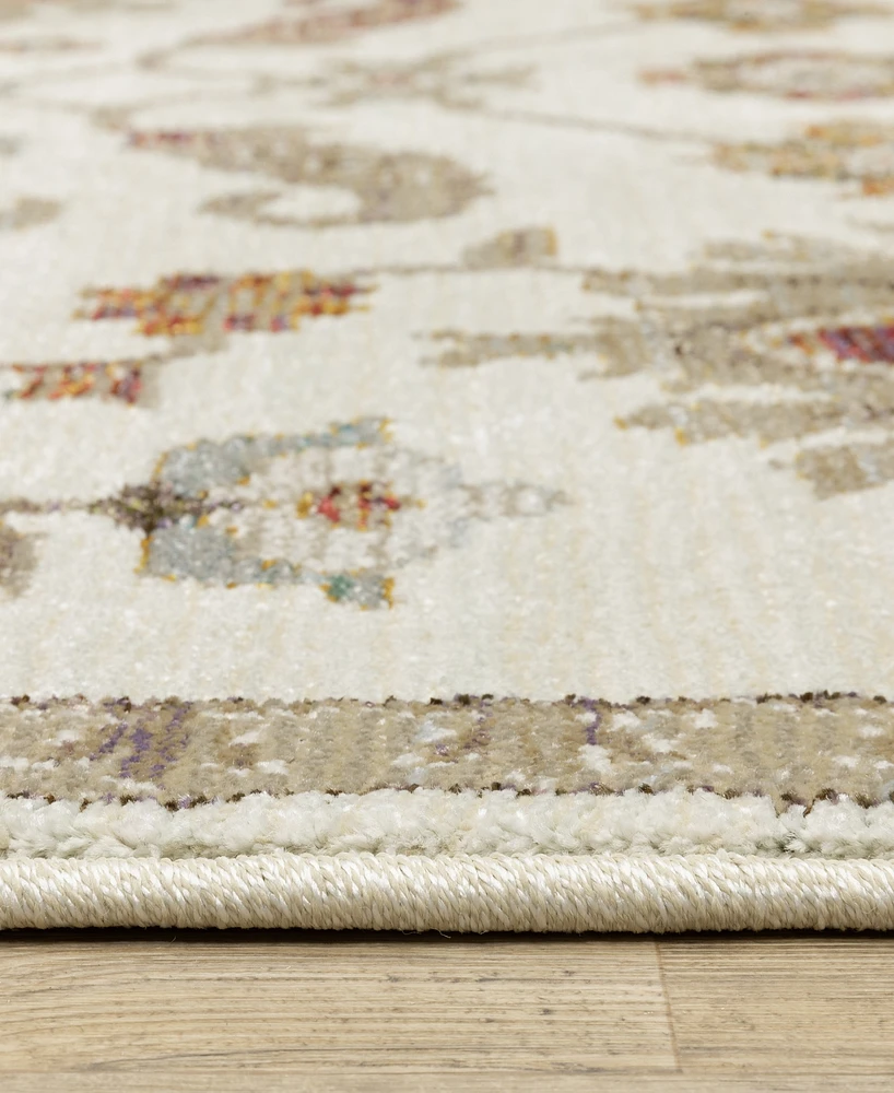 Oriental Weavers Andorra 2419B 2'3"x8' Runner Area Rug