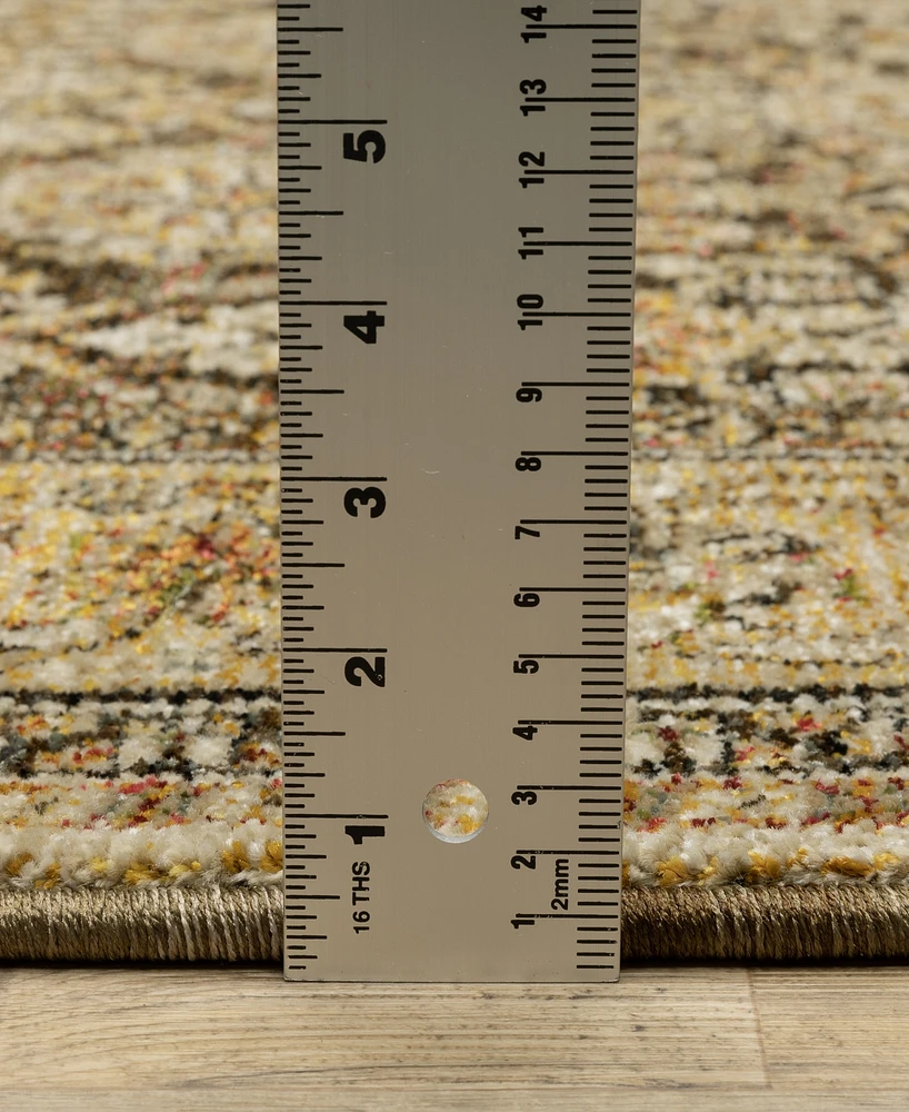 Oriental Weavers Andorra 2431A 2'6"x12' Runner Area Rug