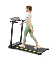 Urevo Walking Pad Treadmills for Home Office, Under Desk Compact Design Treadmill Portable Walking Pad Treadmill with Remote Control, Led Display