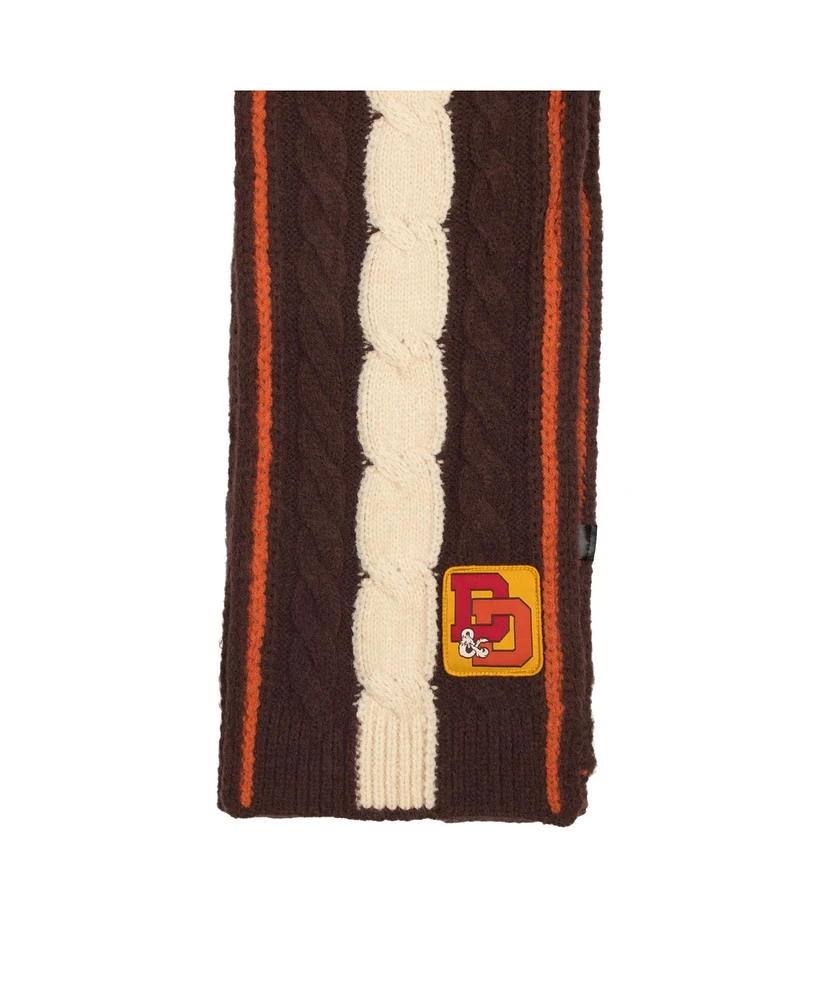 Dungeons & Dragons D20 Dice Adult 2-Pack Cable Knit Beanie & Scarf Set