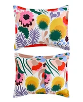 Marimekko Ojakellukka Cotton Percale 3-Pc. Duvet Cover Set