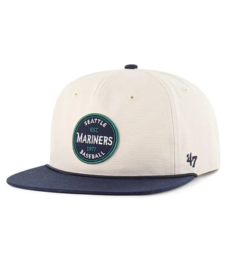 '47 Brand Men's Cream Seattle Mariners Payson Captain Adjustable Hat