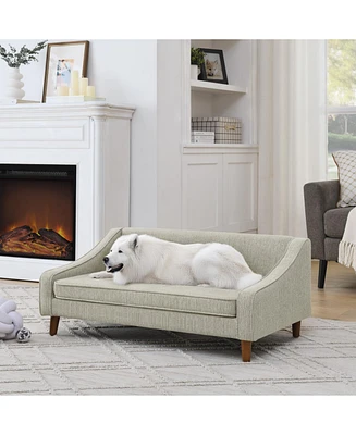 Streamdale Furniture Elevated Dog Sofa Bed - Beige