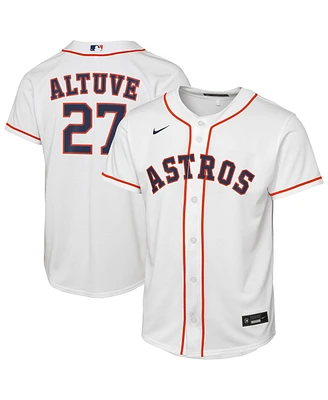 Nike Big Boys and Girls Jose Altuve White Houston Astros Home Replica Player Jersey