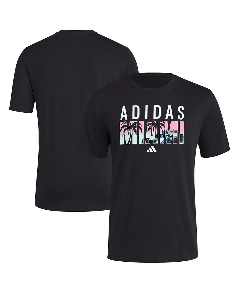 Adidas Men's Black Formula 1 Miami T-Shirt