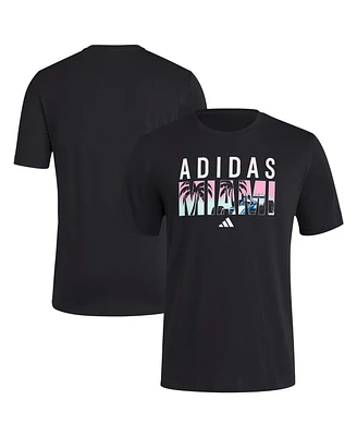 Adidas Men's Black Formula 1 Miami T-Shirt