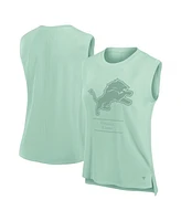 Fanatics Women's Mint Detroit Lions Studio Embrace Tank Top