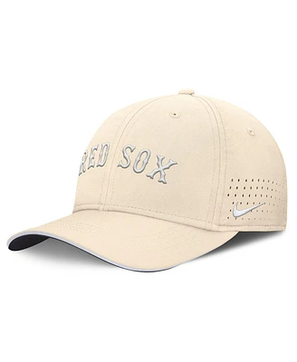 Nike Men's Cream Boston Red Sox Rise Performance Flex Hat