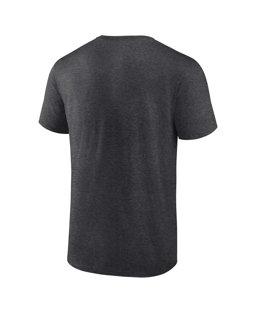 Fanatics Men's Heather Charcoal Toronto Maple Leaf's Authentic Pro Core Secondary T-Shirt
