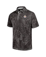 Tommy Bahama Men's Black Pittsburgh Steelers Sport Santiago Paradise Polo Shirt